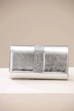 Silver Shoulder Bag-444582120