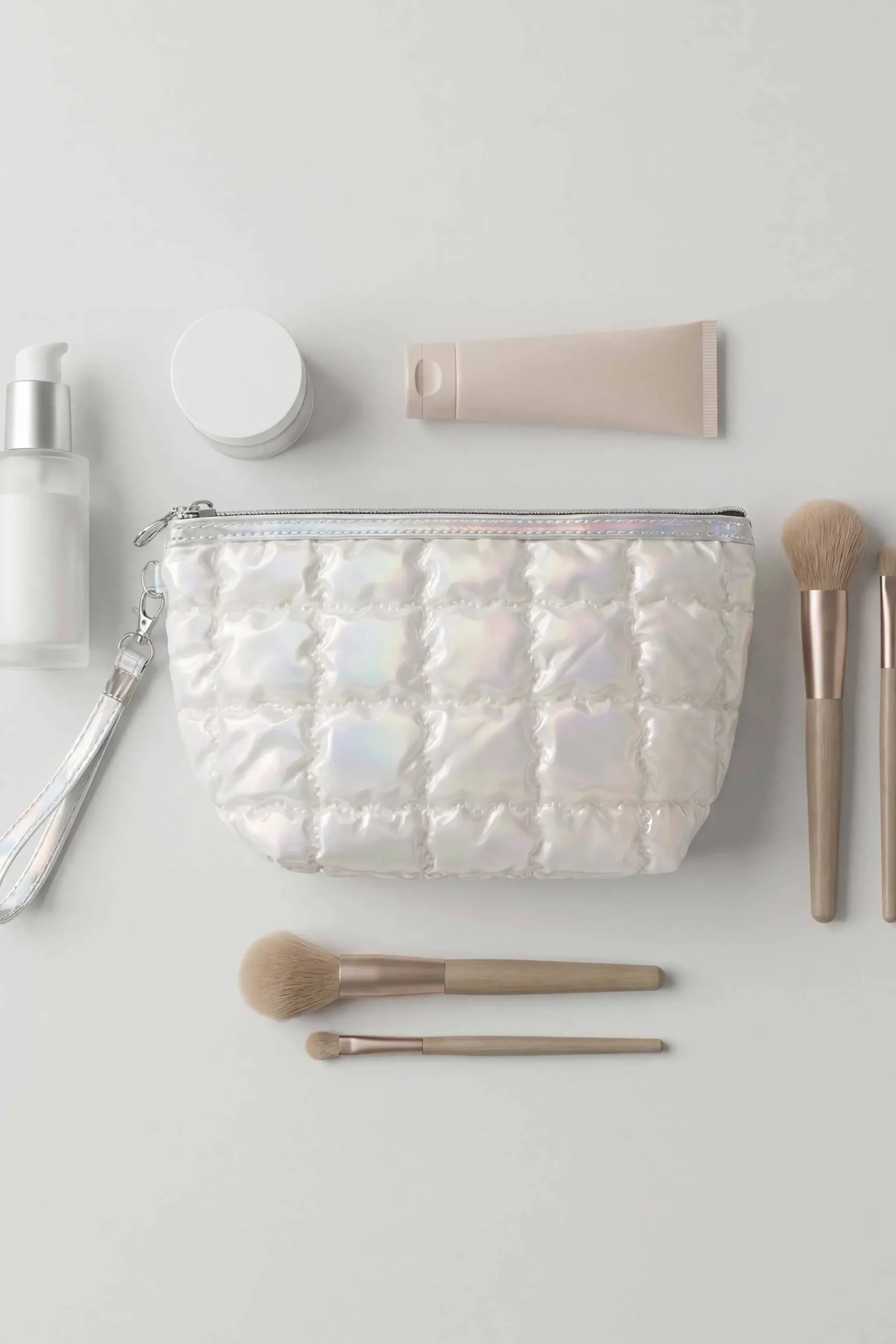 Silver Vanity Bag-448432120