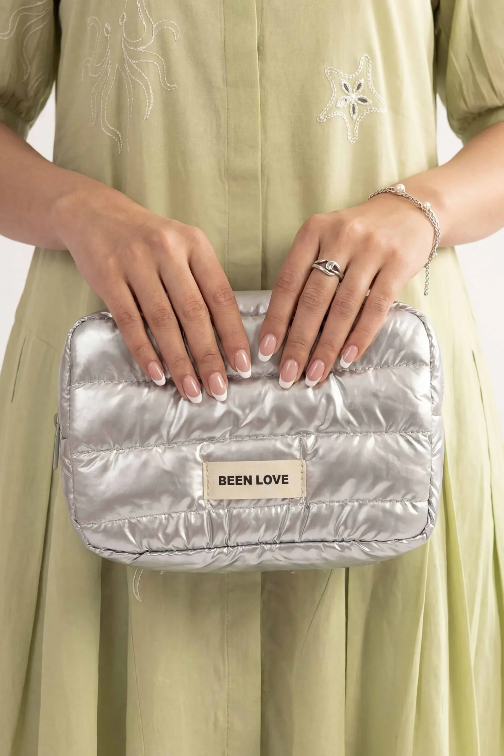 Silver Vanity Bag-448332120