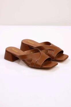 Tan Wedge-443142926
