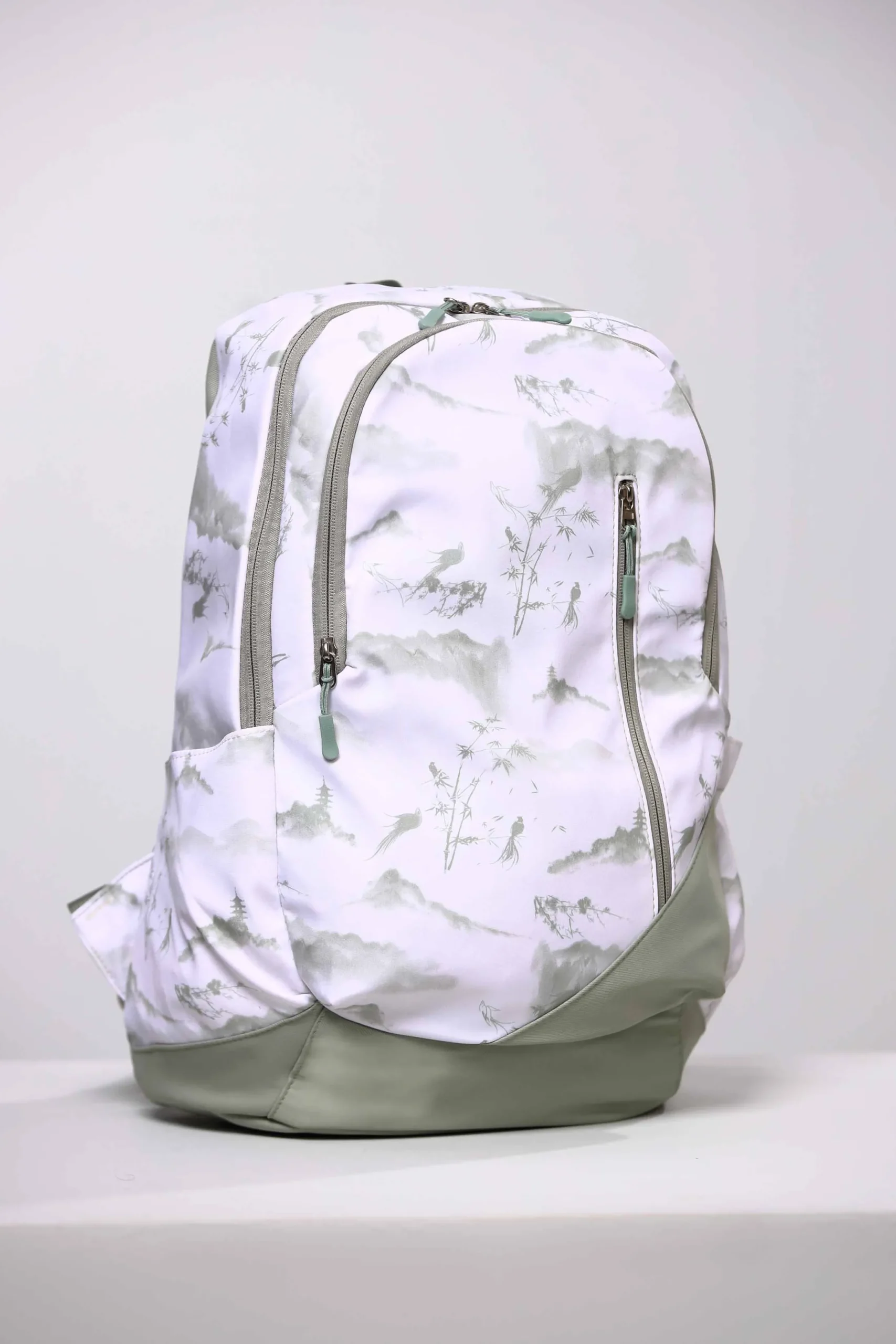 White & Green Back Pack-445012112