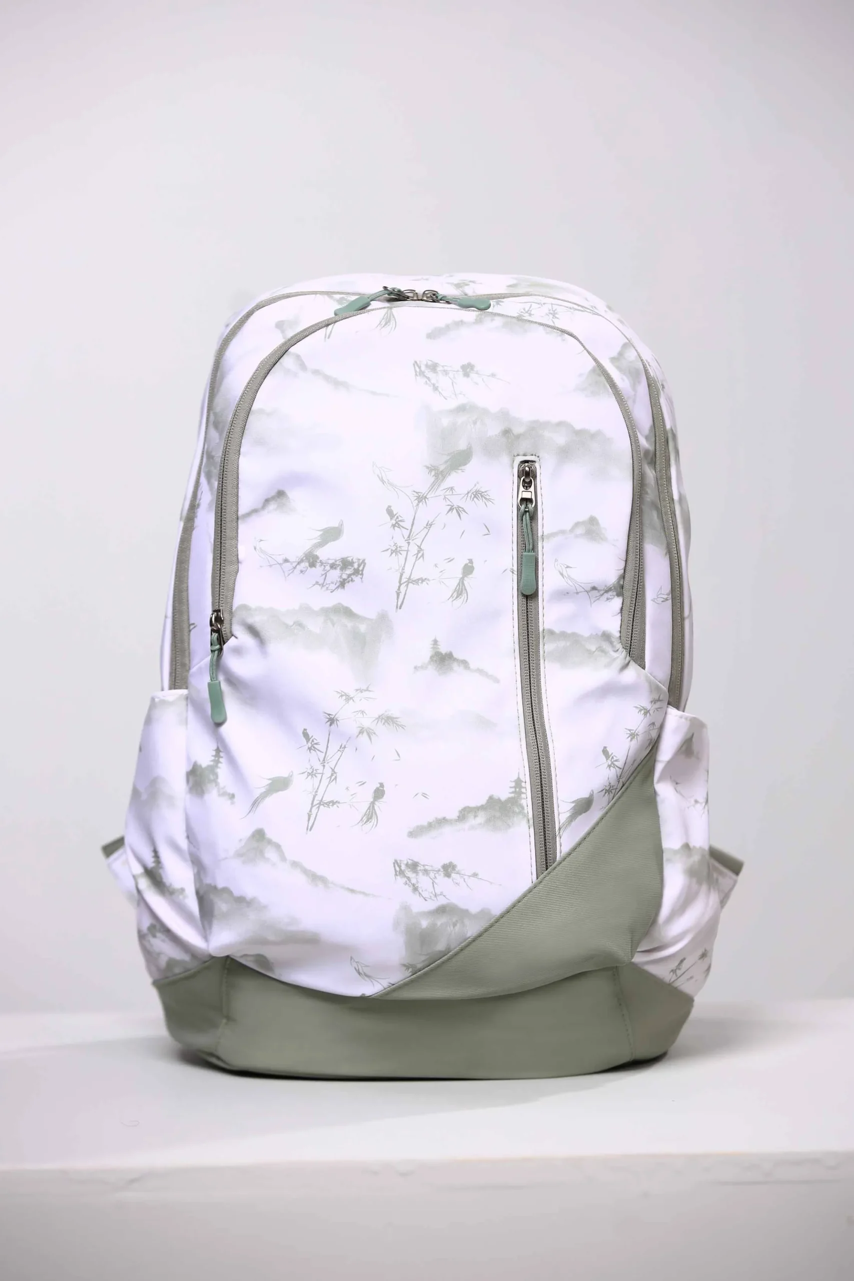 White & Green Back Pack-445012112