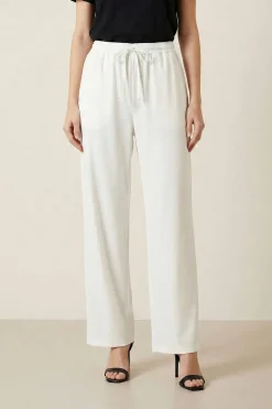 White Women Pants-447980112