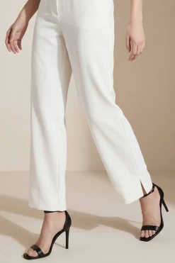 White Women Pants-447960112