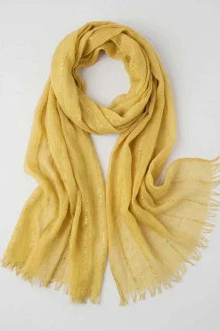 Yellow Women Scarf-443442102