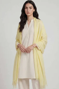 Yellow Women Scarf-447802102