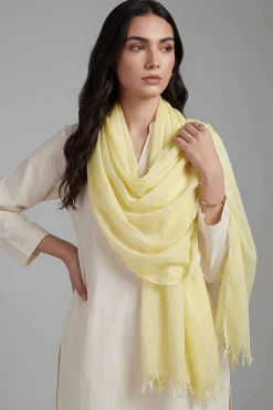 Yellow Women Scarf-447802102