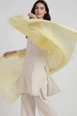 Yellow Women Scarf-447802102
